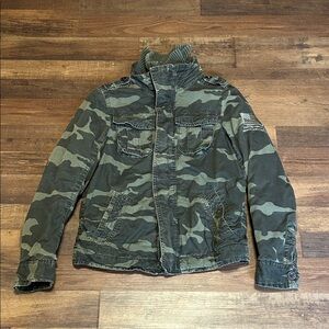 JETLAG Camouflage Aviation Jacket for Men - Large - Vintage